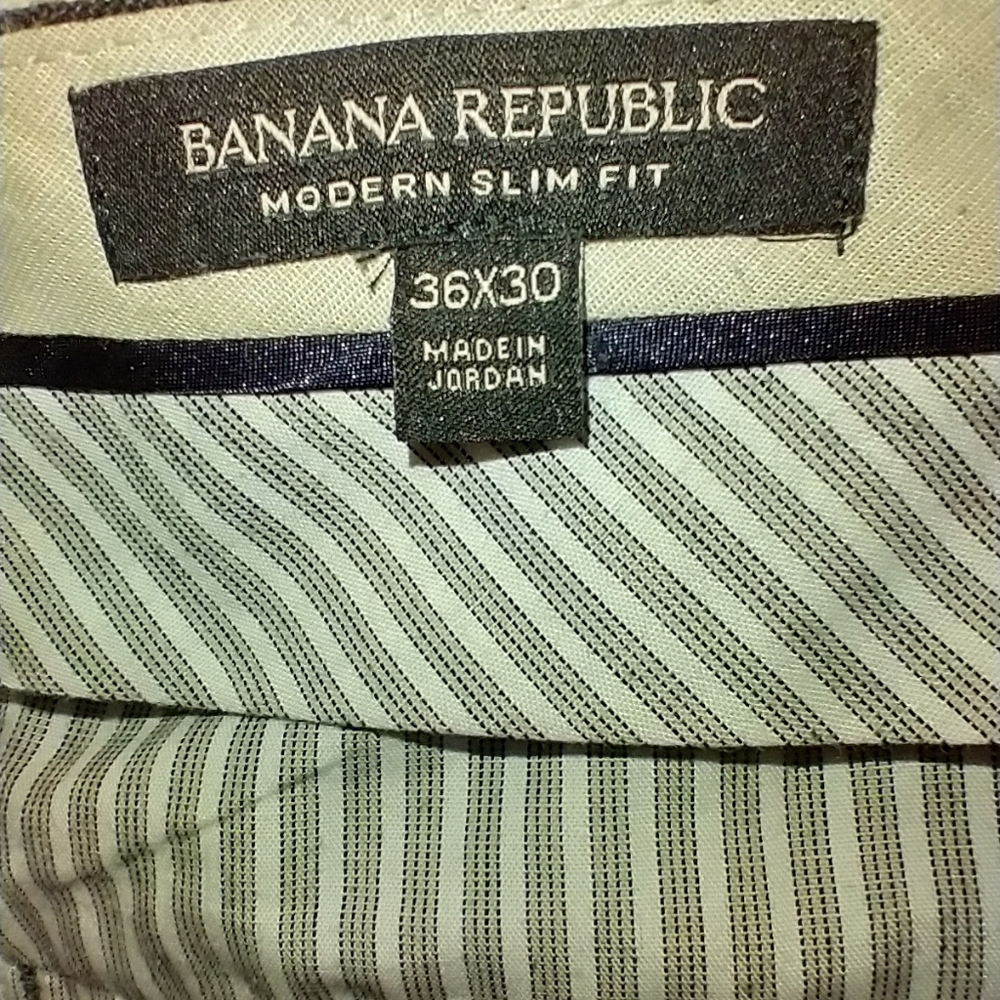 Banana Republic Modern Slim Fit Chino Pants Men's sz 36x26. - Picture 6 of 7